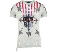 Philipp Plein Camiseta Diseño Avión para Hombre (SY2713)