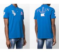 Philipp Plein Camiseta Polo Camisa Polo Multi Calavera Logo Camisa Nueva 4XL