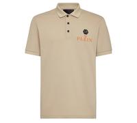 Philipp Plein Camiseta Polo Camisa Polo Ss Parche Logo Camisa Top BNWT S