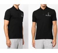 Philipp Plein Camiseta Polo Camisa Polo Ss Parche Logo Camisa Top M