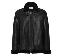 Philipp Plein - Chaqueta Biker de Cuero Shearling - Jackets - Hombre - Negro - L -
