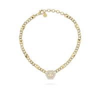 Philipp Plein Collar de mujer de acero inoxidable IP oro Plein Legacy PJREA06NU
