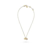 Philipp Plein Collar de mujer de acero inoxidable IP oro Plein Legacy PJREA20NU