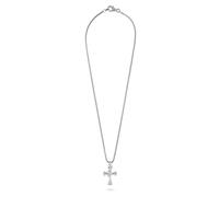 Philipp Plein Collar para hombre de acero inoxidable plateado Plein Valentine PJHGA06NU