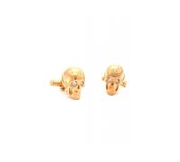 Philipp Plein - Cufflinks IP 3D Skull - Accessories - Hombre - Amarillo - ONE SIZE -