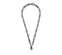 Philipp Plein - Edge Cable Chain Necklace - Accessories - Hombre - Gris - ONE SIZE -