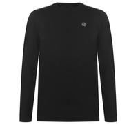 Philipp Plein Edición Limitada Manga Larga Iconic Cult Tape Logo Camiseta XL