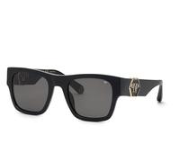 Philipp Plein GAFAS DE SOL SPP042M COLOR SHINY BLACK FORMA SQUARE PARA HOMBRE ADULTO TALLA 145-23-54
