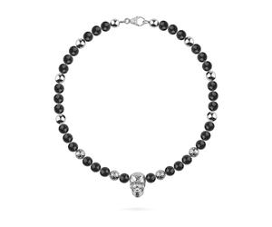 Philipp Plein Herren Halskette PLEIN SIGNATURE Edelstahl, Schwarz PJNEA04NU