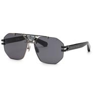 Philipp Plein Hombre Philipp Plein SPP077V PLEIN ICON 0K59 Gafas de sol Metal Gris Fumar Geométrico Normal