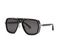 Philipp Plein Hombre Philipp Plein SPP109M PLEIN ICON 700 Gafas de sol Metal Negro Fumar Cuadrada Normal