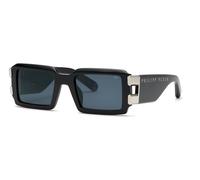 Philipp Plein Hombre Philipp Plein SPP129M PLEIN EAGLE 700 Gafas de sol Acetato Negro Fumar Cuadrada Normal