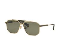 Philipp Plein Hombre Philipp Plein SPP152V PLEIN LEGACY 302 Gafas de sol Metal Oro Verde Geométrico Normal