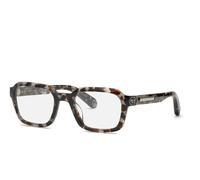 Philipp Plein Hombre Philipp Plein VPP083M PLEIN BRAVE SHADES 03KA Monturas ópticas Acetato la Habana Cuadrada
