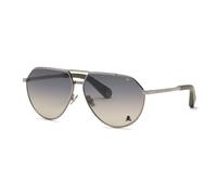 Philipp Plein Hombre SPP007V PLEIN SIGNATURE 508 Gafas de sol Metal Gris Fumar Geométrico Normal Sombreado