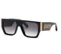 Philipp Plein Hombre SPP094M PLEIN MASTER OVERSIZELEIN 700 Gafas de sol Acetato Negro Fumar Geométrico Normal Sombreado
