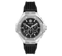 Philipp Plein Keleton Royal Plein - Reloj analógico automático para hombre (silicona), Silver/Sw - Pwpra0124, Correa