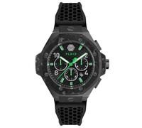 Philipp Plein Keleton Royal Plein - Reloj analógico automático para hombre (silicona), Sw/Sw/Verde - Pwpra0624