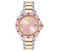 Philipp Plein Reloj Analógico para Mujer'S de Cuarzo con Correa en Acero Inoxidable PW2FA0325