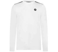 Philipp Plein Limited Edition Camiseta Manga Larga Cult Tape Logo Blanco M