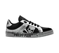 Philipp Plein - Lo-Top Leather Sneakers Retrokickz - Shoes - unisex - Negro - 40 EU -