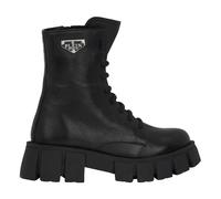 Philipp Plein - Low Flat Logo Boots - Shoes - Mujer - Negro - 35 EU -