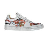 Philipp Plein - Mirror Leather Low Top Sneakers Golden Eagle - Shoes - unisex - Gris - 36 EU -