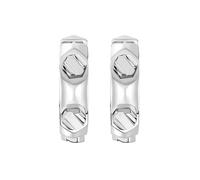 Philipp Plein Mujer Pendientes Aros Acero Inoxidable Plata The Esposas PJ1EA21EU