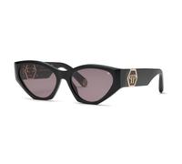 Philipp Plein Mujer Philipp Plein SPP161 PLEIN CAPTURE 700 Gafas de sol Acetato Negro Violeta Cat Eye Normal