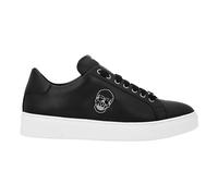 Philipp Plein - Nappa Leather Lo-Top Sneakers Skull - Shoes - unisex - Negro - 36 EU -