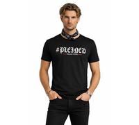 Philipp Plein Oro Corte Camiseta Gótico Logo Exclusivo Iconic Nuevo XL