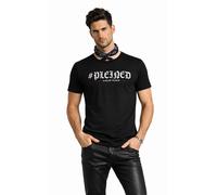 Philipp Plein Oro Corte Camiseta Gótico Logo Exclusivo Iconic XXL