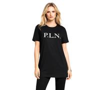 Philipp Plein P. L. N. Longline Camiseta Medio Largo Mini Vestido Iconic Lujo S