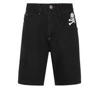 Philipp Plein - Pantalones Cortos de Mezclilla Formentera Basics - Shorts - Hombre - Negro - W34 -