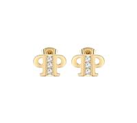 Philipp Plein - Pendientes de botón - Accessories - Mujer - Amarillo - ONE SIZE -