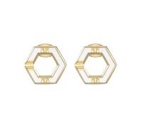 Philipp Plein Pendientes de mujer de acero inoxidable IP oro PLEIN LEGACY PJREA17EU