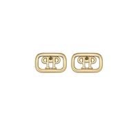Philipp Plein Pendientes de mujer de acero inoxidable IP oro PLEIN LETTERING