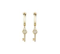 Philipp Plein Pendientes de mujer de acero inoxidable IP oro PLEIN VALENTINE PJHGA21EU