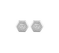 Philipp Plein Pendientes de mujer de acero inoxidable PLEIN LEGACY, Estándar, Acero inoxidable