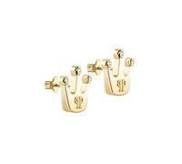 Philipp Plein Pendientes Mujer Acero Inoxidable IP Oro San Valentín PJHGA11EU