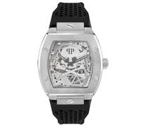 Philipp Plein Philipp Completo Herren Uhr Automatik $KELETON PWBAA2123 Silikon