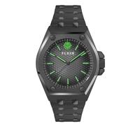 Philipp Plein Plein Extreme Gent - Reloj analógico de Cuarzo para Hombre (Acero Inoxidable), Negro, Correa