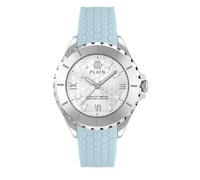 Philipp Plein Plein Heaven - Reloj analógico de Cuarzo para Mujer, Azul, Correa