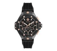 Philipp Plein Plein $KELETON Royal Reloj analógico automático de Silicona para Hombre, Sw/Sw/Rose - Pwpra0524, Correa