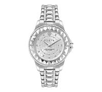 Philipp Plein Plein Lady Rock - Reloj analógico de cuarzo para mujer, Silver-Pwpqa0324, Pulsera