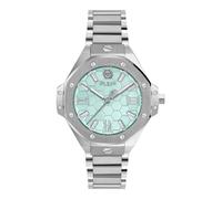 Philipp Plein Plein Lady Royal - Reloj analógico de Cuarzo para Mujer, Plata, Pulsera