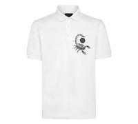 Philipp Plein - Polo de Corte Entallado Scorpion - Tops - Hombre - Blanco - 3XL -