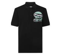 Philipp Plein - Polo de Piqué SS Slim Fit Cars Racing - Tops - Hombre - Negro - L -
