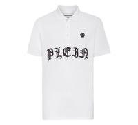 Philipp Plein - Polo Shirt Gothic Plein - Tops - Hombre - Blanco - 2XL -