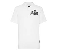 Philipp Plein - Polo Shirt SS Skull - Tops - Hombre - Blanco - M -